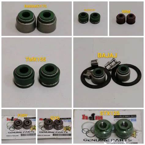 MOTORCYCLE VALVE SEAL FOR BAJAJ BARAKO175 TMX155 STX125 FURY GY6 XRM