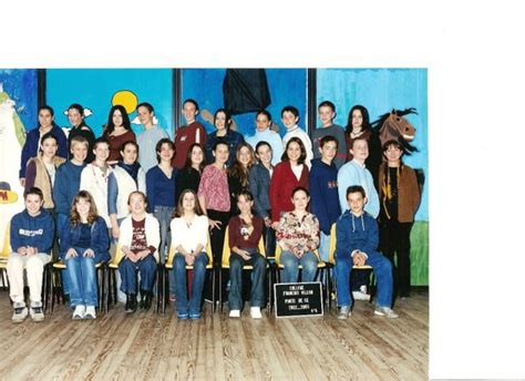 Photo de classe 4ème5 2002 2003 de 2002 Collège François Villon