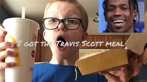 I Tried The Travis Scott Meal Youtube