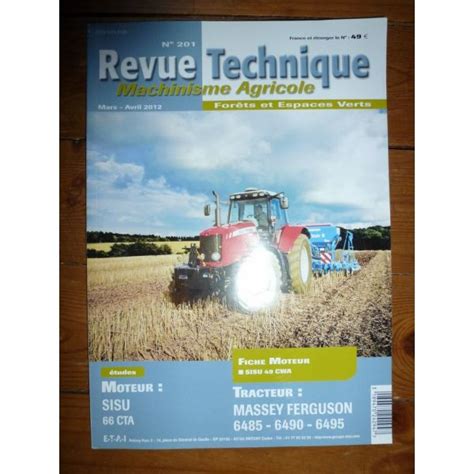 Revues Techniques Agricoles Des Massey Ferguson