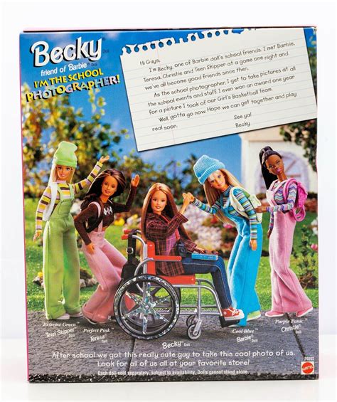 Im The School Photographer Becky Friend Of Barbie Wheelchair 1998