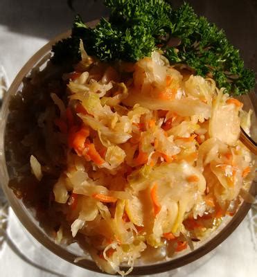 Homemade Sauerkraut - Fermented Cabbage