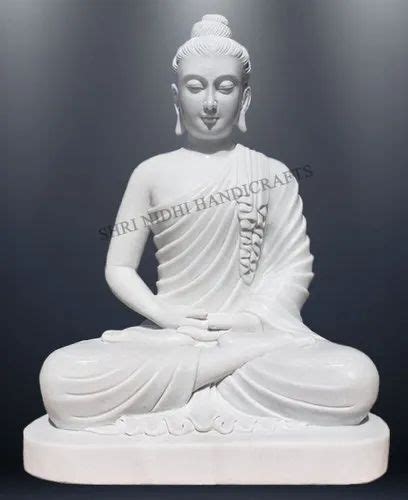 White Marble Buddha Statue At Rs 10000 Jaipur ID 21526750662