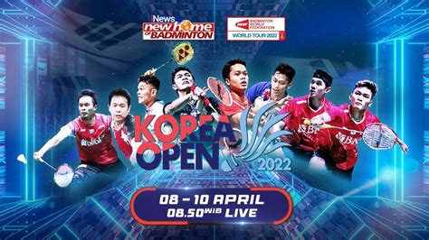 Link Live Streaming Final Korea Open Di Rcti Hari Ini Ada Jojo