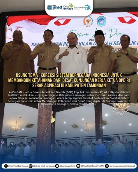 USUNG TEMA KOREKSI SISTEM BERNEGARA INDONESIA UNTUK MEMBANGUN