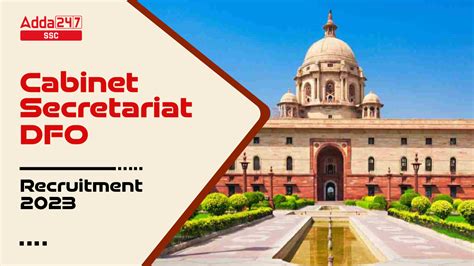 Cabinet Secretariat Dfo Recruitment 2023 Last Date To Apply