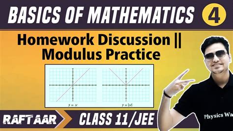 Basics Of Mathematics Homework Discussion Modulus Practice