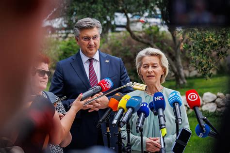 Galerija Von Der Leyen I Plenkovi U Splitu Europa Mora Biti Spremna