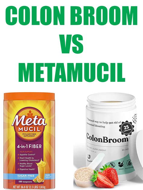 Colon Broom Vs Metamucil Everything You Need To Know Flab Fix