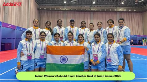 Indian Women S Kabaddi Team Clinches Gold At Asian Games