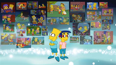 Bart And Milhouse Wallpaper By Mighty355 On Deviantart