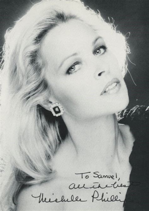 Singer/actress Michelle Phillips of the Mamas & the Papas Autographed ...