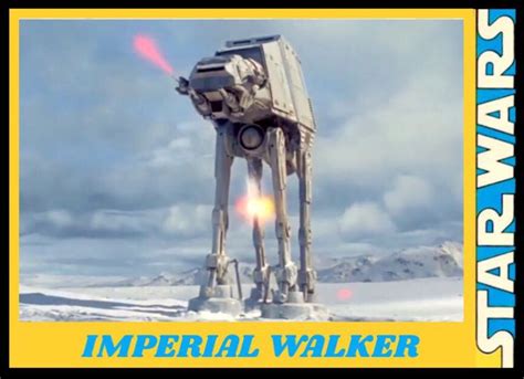 IMPERIAL WALKER | Star wars cards, Star wars universe, Star wars art