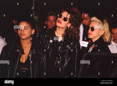 Madonna And Sandra Bernhard At An Aids Dance A Thon Benefit On February