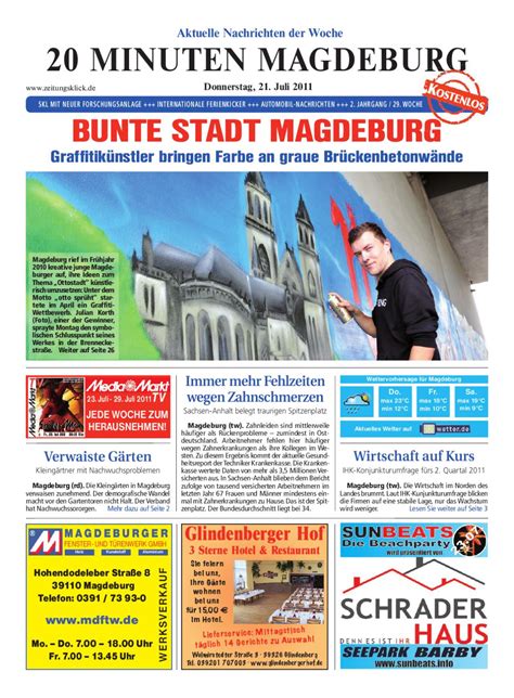 20 Minuten Magdeburg am Donnerstag by Peter Domnick - Issuu