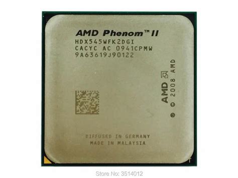 AMD Phenom II X2 545 3 0GHz Dual Core CPU Processor HDX545WFK2DGI