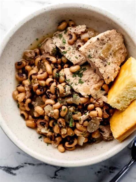 Easy Slow Cooker Black Eyed Peas With Pork Simply Lakita