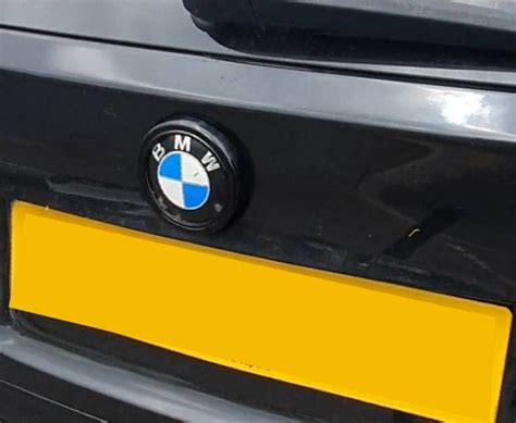 Bmw X5 Rear Badge Surround Gloss Black E70 2006 13 Etsy