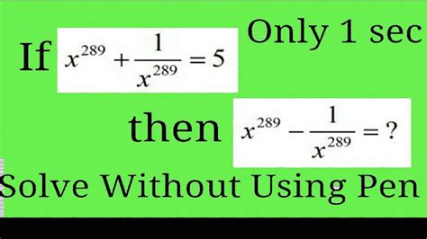 Algebra Shortcut Tricks Solve In 1 Second Maths All Competitive