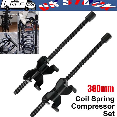 COIL SPRING COMPRESSOR HEAVY DUTY PAIR OF SUSPENSION CLAMPS 380MM TOOL