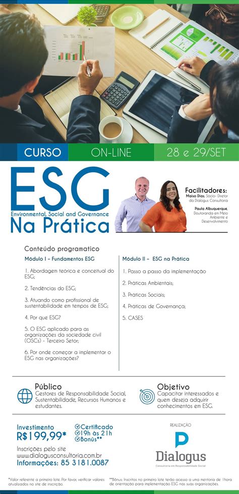 Curso Esg Na Pr Tica Sympla