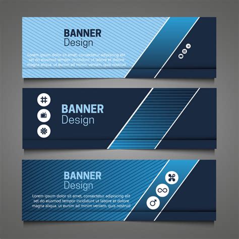 Horizontal banner template free vector download (19,587 Free vector ...