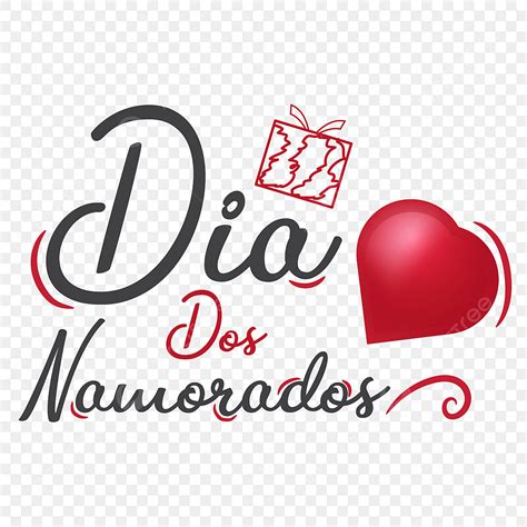 Gambar Dia Dos Namorados Red Love Dia Dos Namorado Cinta Hitam Png