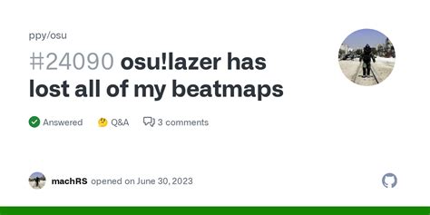 Osu Lazer Has Lost All Of My Beatmaps Ppy Osu Discussion