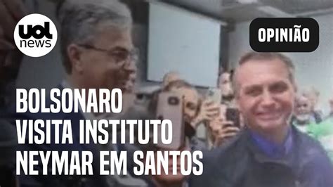 Bolsonaro Em Santos Presidente Faz Motociata E Visita Instituto Neymar