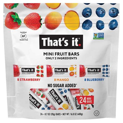 Thats It Mini Fruit Bars 24 Count