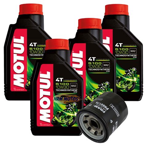 Kit Litros De Leo Motor Motul W Filtro Leo Fram Ph A