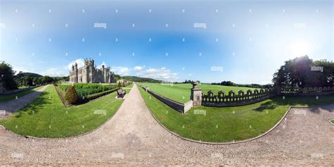 360° View Of Margam Castle Dsc 8139 Panorama Alamy