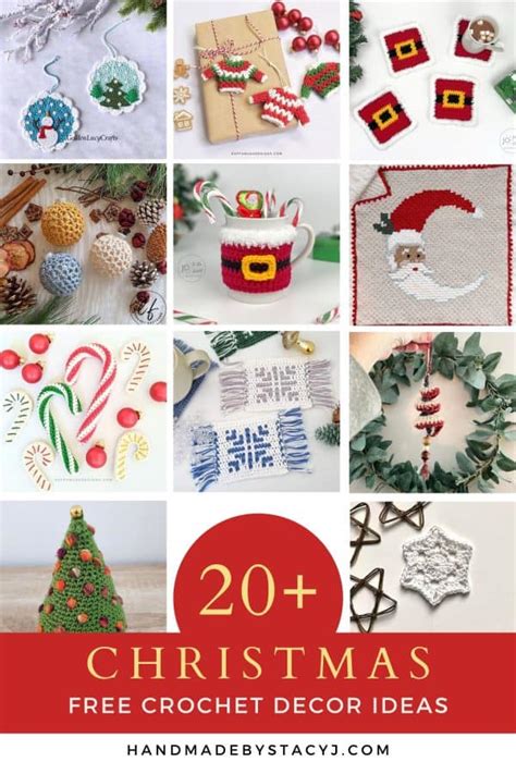 20 Free Christmas Decor Crochet Patterns