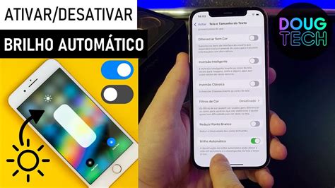 Como Ativar Desativar o BRILHO AUTOMÁTICO no iPhone YouTube