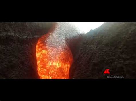 Dentro Il Vulcano Le Incredibili Immagini Della Colata Di Lava Youtube