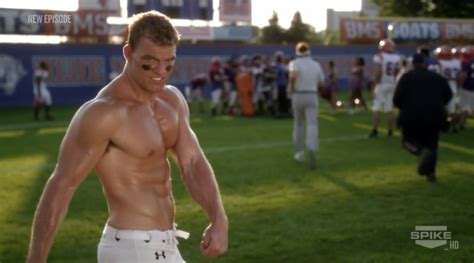 Alan Ritchson Shirtless Blue Mountain State Menoftv Shirtless