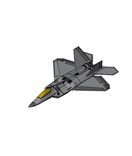 F 22 Raptor 3d Model By Haktanyagmur On Thangs