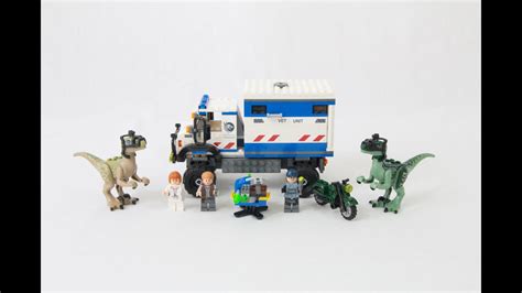 Lego Jurassic World Raptor Rampage Set 75917 Stop Motion Build