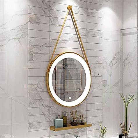 Miroir mural LED pour salle de bain Miroir mural décoratif rond