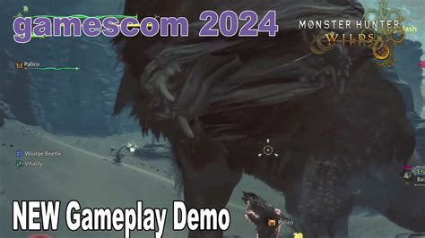 Monster Hunter Wilds New Gameplay Demo Gamescom Youtube