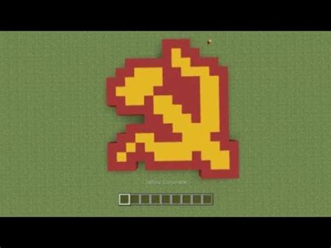 |How to Build the USSR's Symbol| Minecraft Tutorials - YouTube