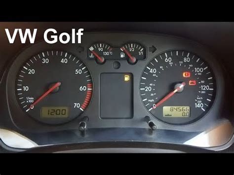 How To Reset The Service Indicator On A Volkswagen Golf YouTube