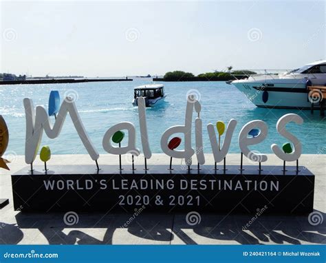 Terminal of International Male Airport, Maldives Editorial Stock Image ...