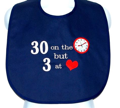 Funny Adult Birthday Bib 30 40 50 60 70 80 Custom Gag Etsy