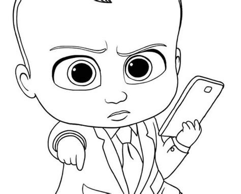 Free And Easy To Print Boss Baby Coloring Pages Tulamama