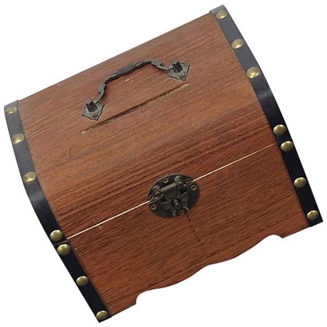 Treasure Chest Box Wooden Treasure Chest Money Box Vintage Money Bank