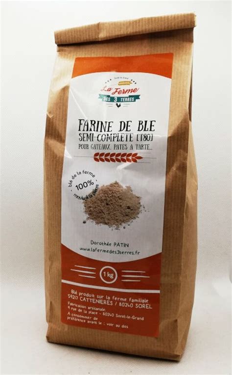 Farine Semi Compl Te Kg Saveurs De Nos Terroirs