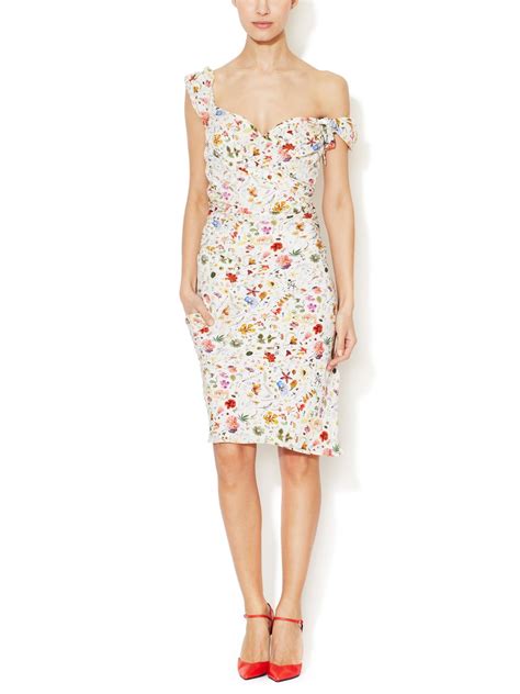 Red Label Liberty Garden Silk Dress By Vivienne Westwood At Gilt