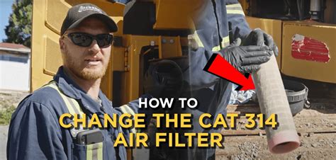 Heavy Duty Mechanic How To Change The Cat 314 Air Filter Fortis Hd