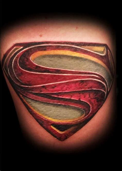 Superman Logo Tattoo